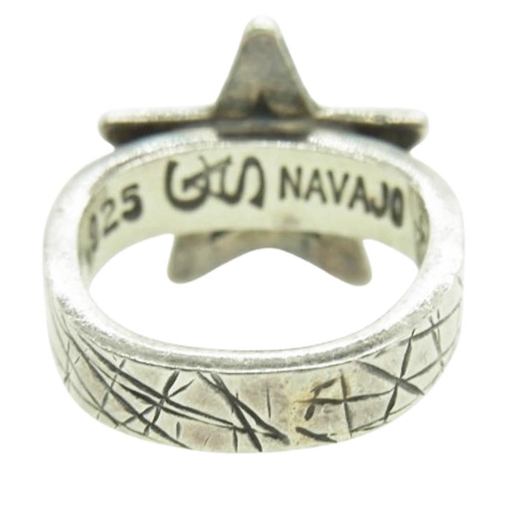Cody Sanderson コディサンダーソン SMALL STAR&CAT SCRATHSQUARE RING スモール スター&キャット スクラッチスクエア リング シルバー系 11号【中古】