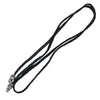 CHROME HEARTS クロムハーツ（原本無） LEATHER BRAID BOLO レザーブレイド ボロチップ ネックレス ブラック系 シルバー系【中古】