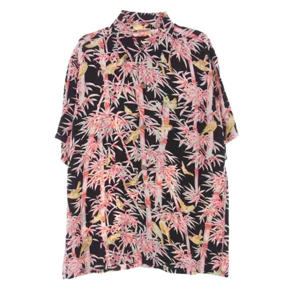 SUN SURF サンサーフ SS38039 SPARROW'S HIDEOUT BAMBOO アロハ ハワイアン シャツ マルチカラー系 L【美品】【中古】