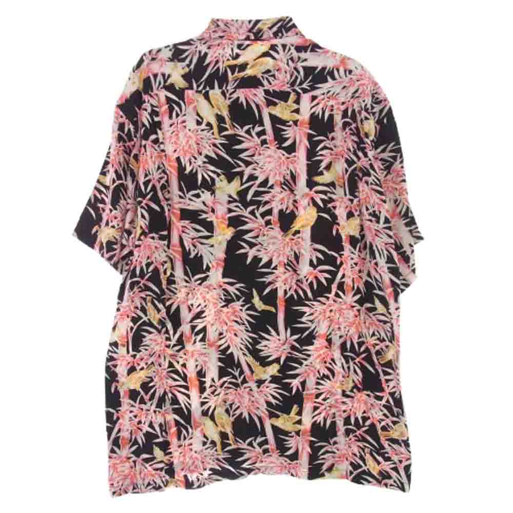 SUN SURF サンサーフ SS38039 SPARROW'S HIDEOUT BAMBOO アロハ ハワイアン シャツ マルチカラー系 L【美品】【中古】