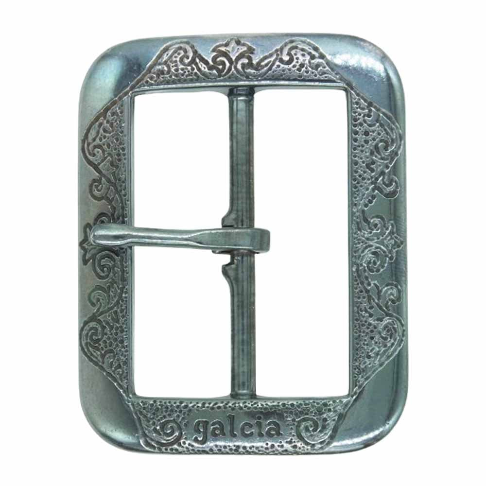 GALCIA ガルシア GBS-V001B BRASS BUCKLE ブラス スクエア バックル シルバー系【中古】