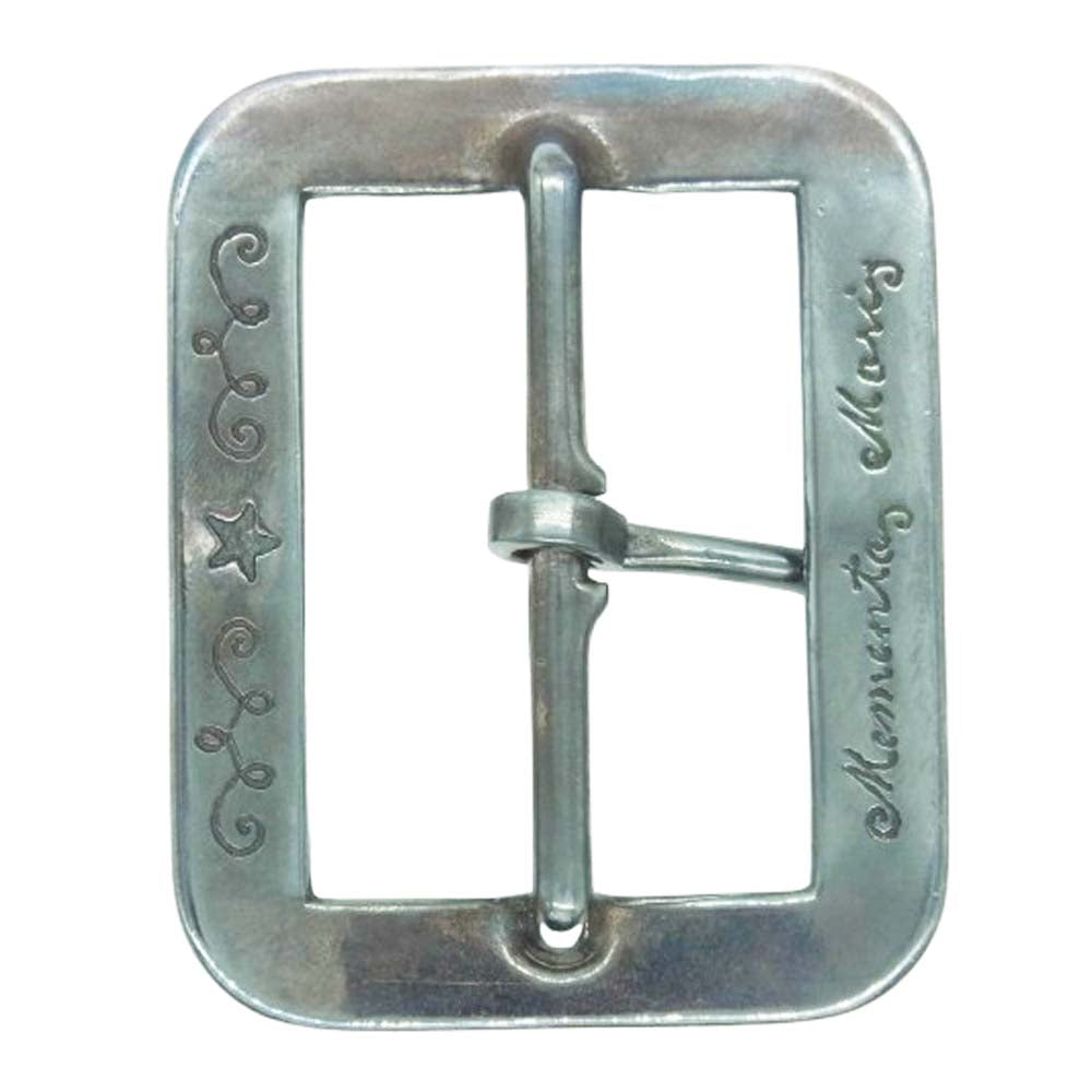 GALCIA ガルシア GBS-V001B BRASS BUCKLE ブラス スクエア バックル シルバー系【中古】