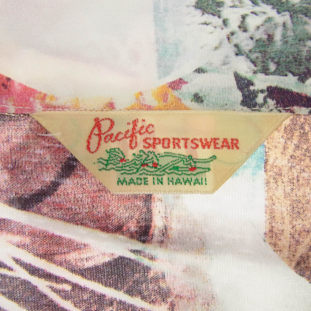 SUN SURF サンサーフ SS38678 SP KAIKAMAHINE スペシャル 洋柄 アロハ ハワイアン シャツ マルチカラー系 L【美品】【中古】