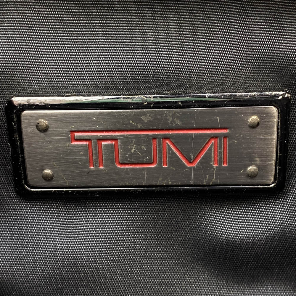 TUMI トゥミ オールレザー セカンドバッグ クラッチバッグ ブラック系【中古】