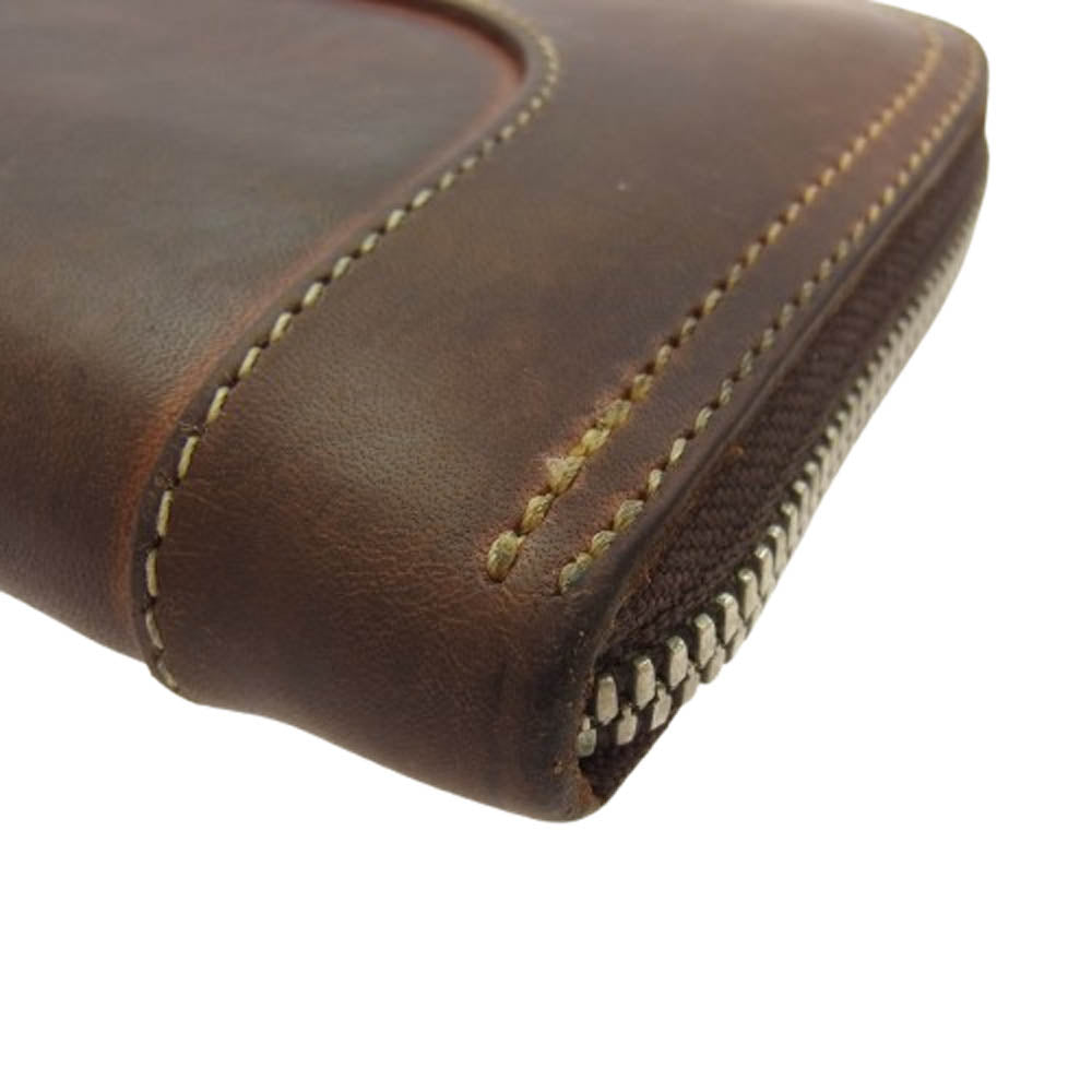 REDMOON レッドムーン PR-PALETTE-LCBB PAILOT RIVER LONG WALLET パイロットリバー ビッグコンチョ付き ロングウォレット 長財布 ブラウン系【中古】