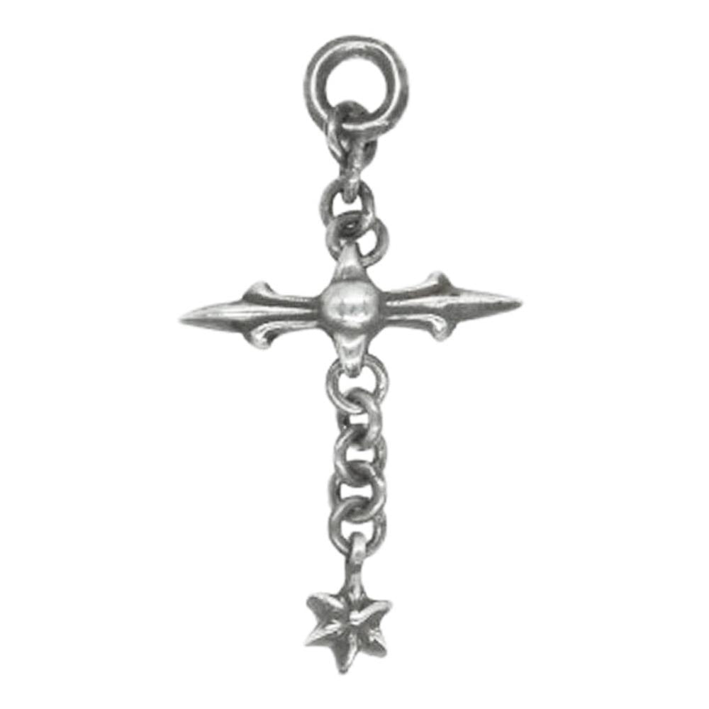 CHROME HEARTS クロムハーツ（原本無） ROLY CROSS ローリークロス チャーム シルバーネックレス トップ シルバー系【中古】