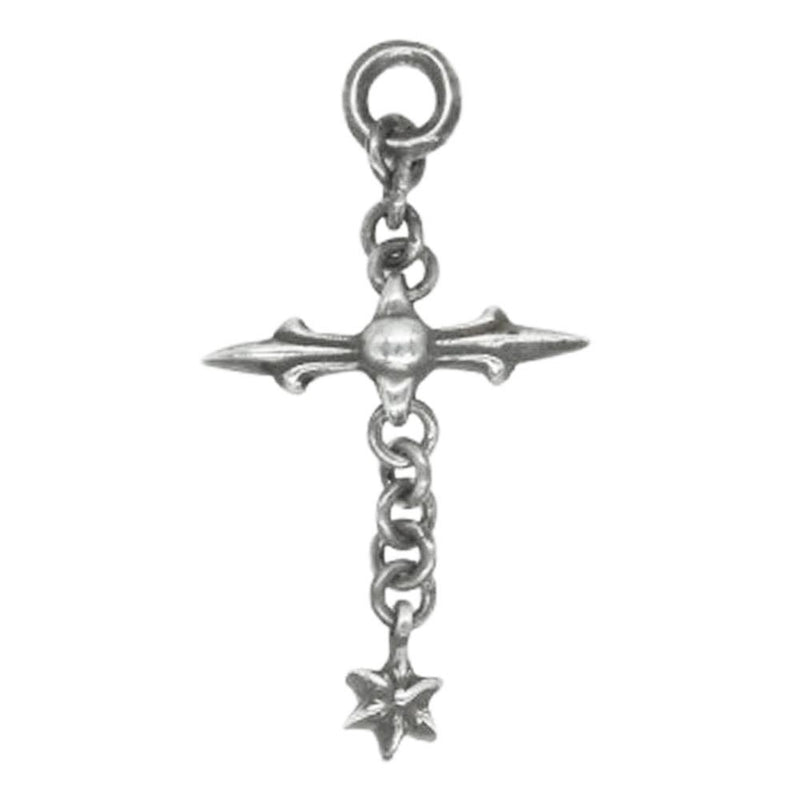CHROME HEARTS クロムハーツ（原本無） ROLY CROSS ローリークロス チャーム シルバーネックレス トップ シルバー系【中古】