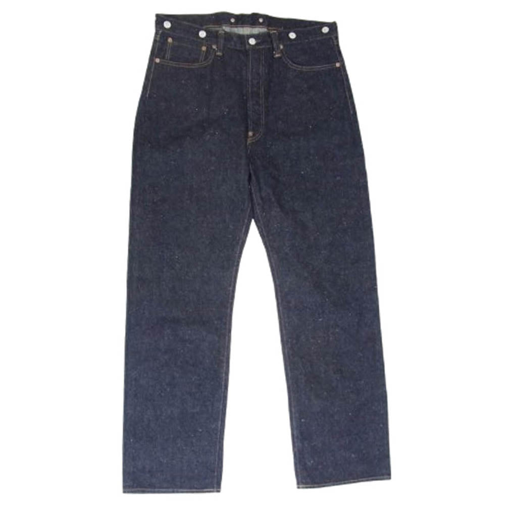 New Manual ニューマニュアル 002 1942 LV JEANS ジーンズ デニム パンツ インディゴブルー系 33【美品】【中古】