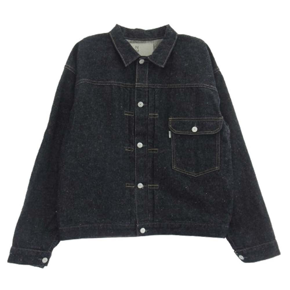 New Manual ニューマニュアル NM-No.1 001 T-BACK DENIM JACKET Tバック デニム ジャケット インディゴブルー系 FREE【美品】【中古】