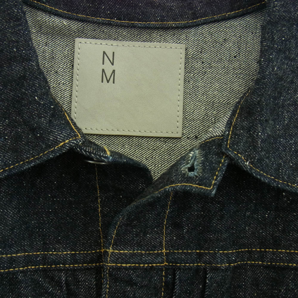 New Manual ニューマニュアル NM-No.1 001 T-BACK DENIM JACKET Tバック デニム ジャケット インディゴブルー系 FREE【美品】【中古】