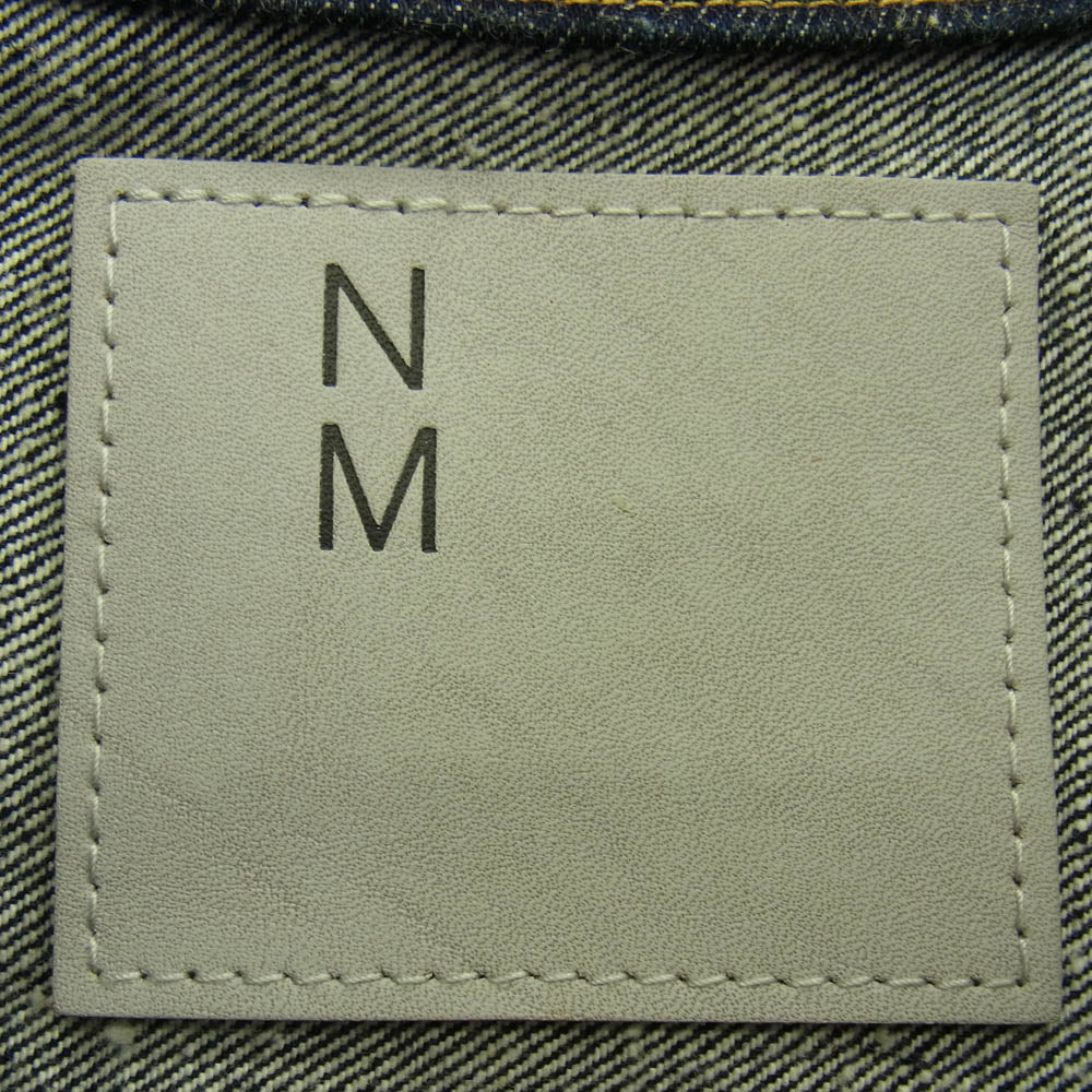 New Manual ニューマニュアル NM-No.1 001 T-BACK DENIM JACKET Tバック デニム ジャケット インディゴブルー系 FREE【美品】【中古】