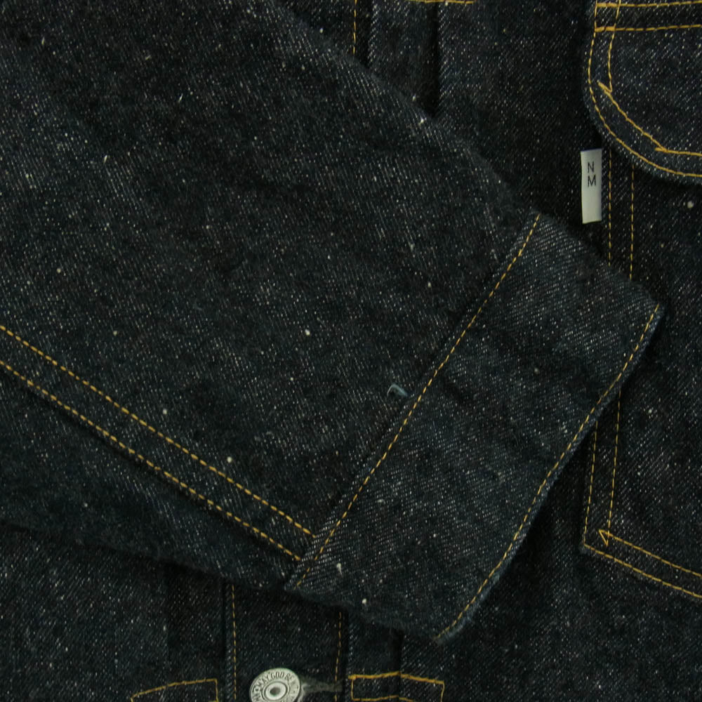 New Manual ニューマニュアル NM-No.1 001 T-BACK DENIM JACKET Tバック デニム ジャケット インディゴブルー系 FREE【美品】【中古】