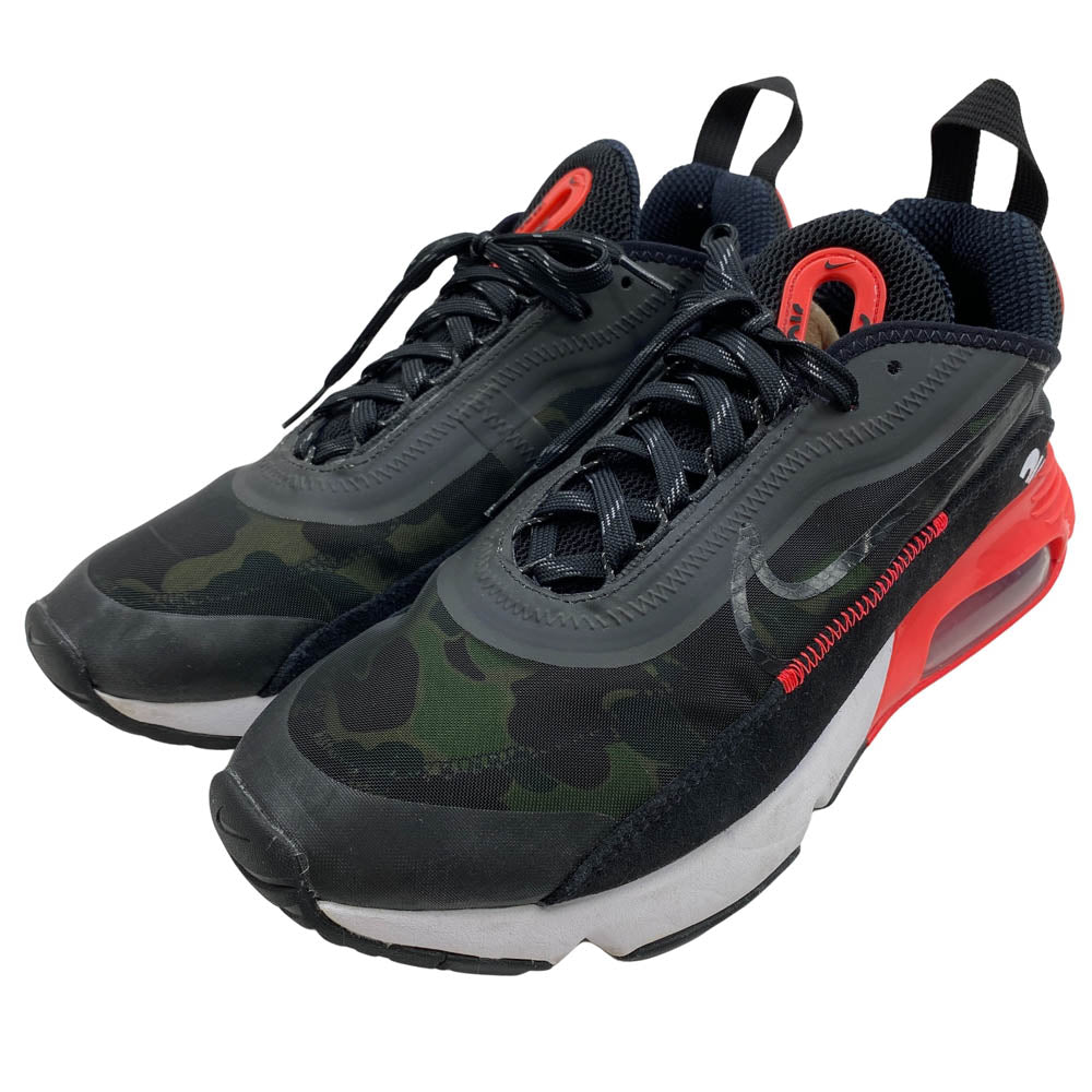 NIKE ナイキ CU9174-600 atmos Air Max 2090 SP Duck Camo アトモス エアマックス2090 SP ダックカモ スニーカー ブラック系 27cm【中古】