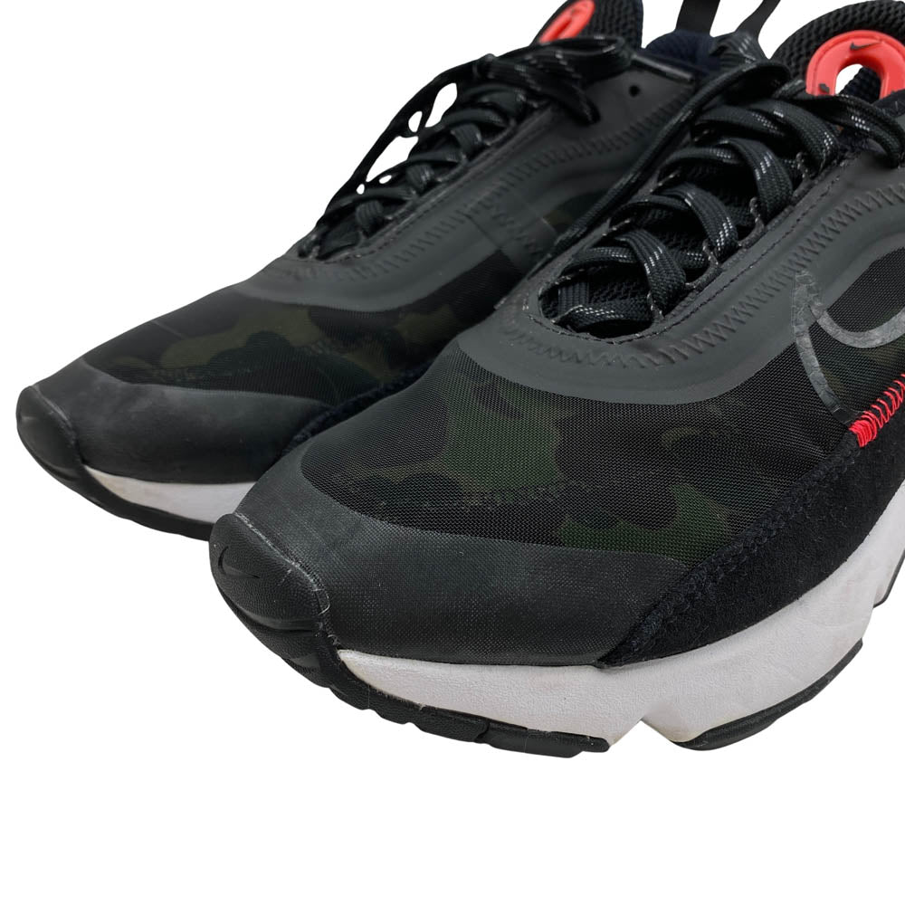 NIKE ナイキ CU9174-600 atmos Air Max 2090 SP Duck Camo アトモス エアマックス2090 SP ダックカモ スニーカー ブラック系 27cm【中古】