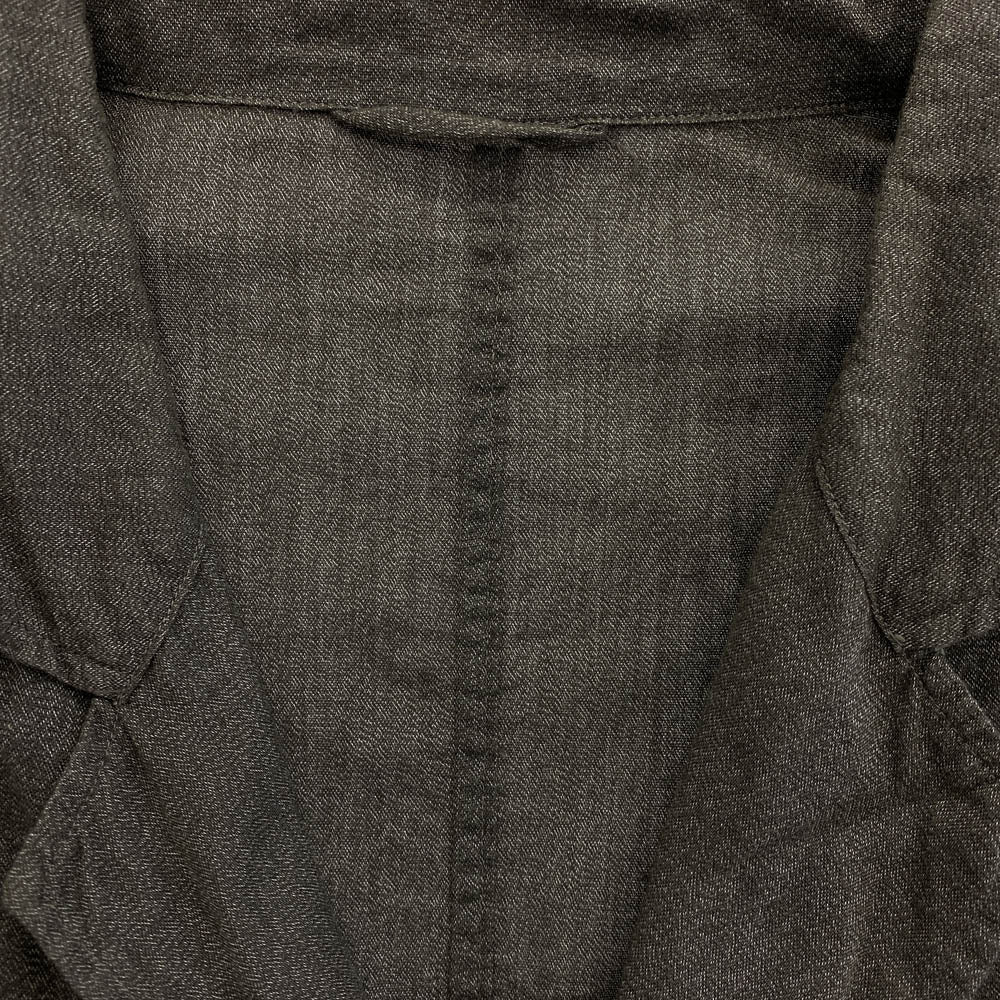 COMOLI コモリ 22SS V01-01020 ヨリ杢 コットン テーラード シャツ ジャケット グレー系 2【中古】