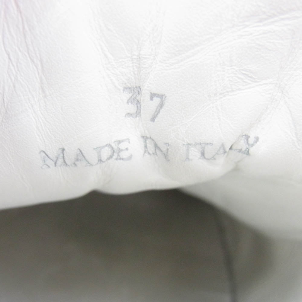 JIMMY CHOO ジミーチュウ CASH キャッシュ スタースタッズ スニーカー ホワイト系 37【中古】