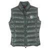 MONCLER モンクレール 120934830105 GHANY ガーニー ロゴワッペン ダウン ベスト ジャケット モルドバ製 グレー系 00【中古】