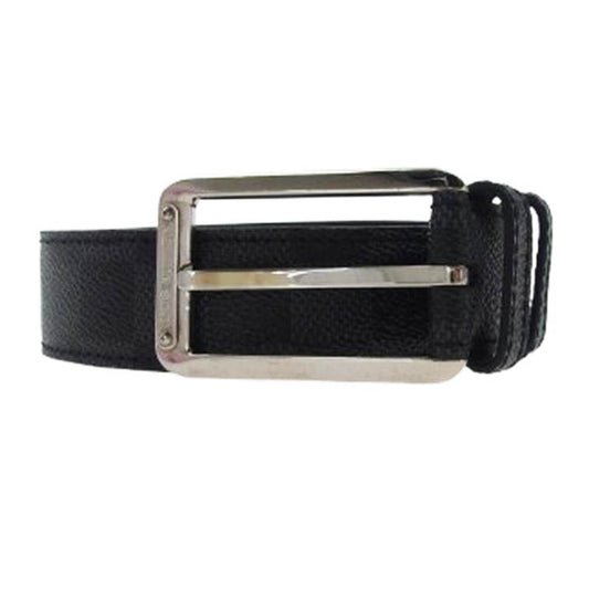 LOUIS VUITTON ルイ・ヴィトン M9636 ダミエグラフィット シルバー金具 スクエアバックル ベルト ブラック系【中古】