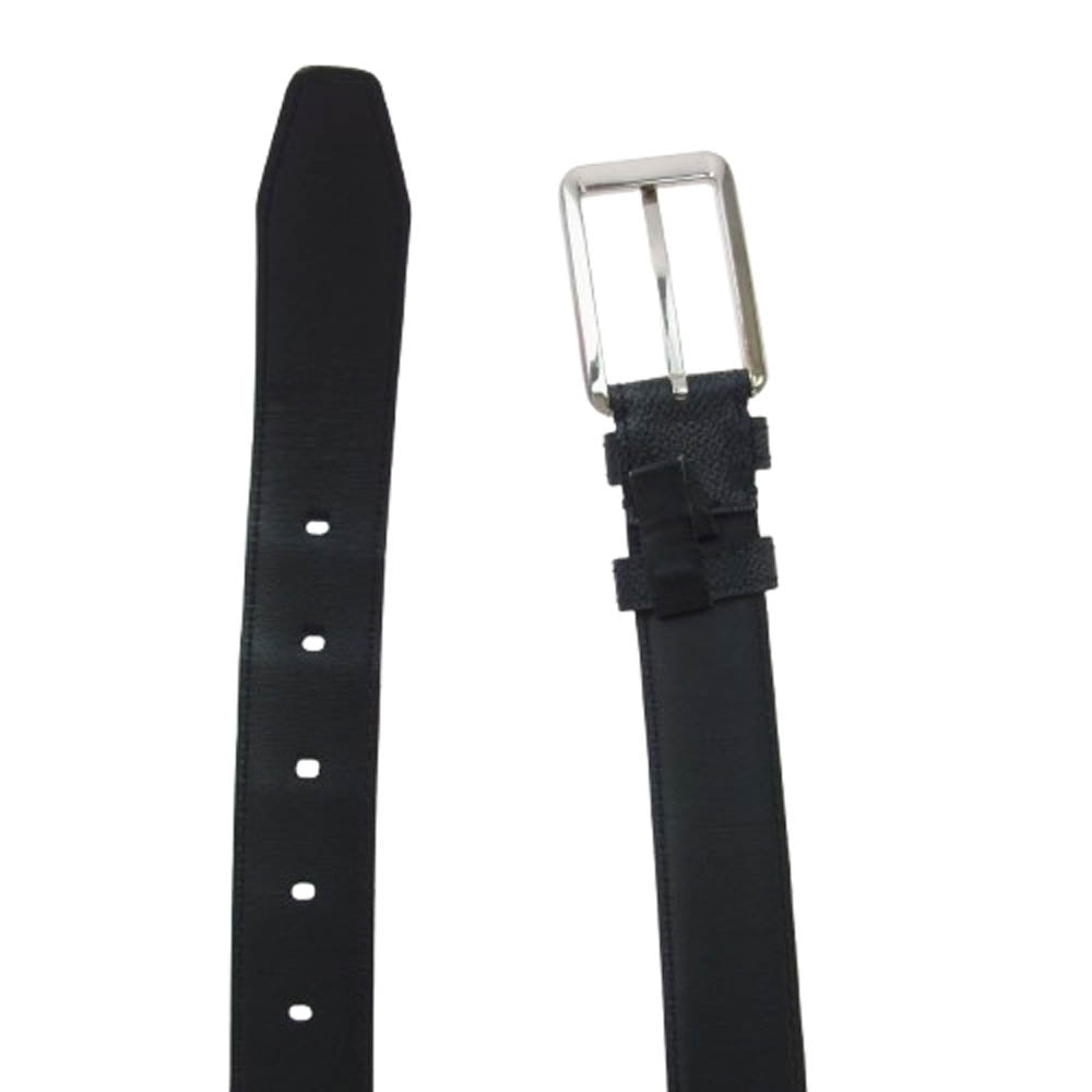 LOUIS VUITTON ルイ・ヴィトン M9636 ダミエグラフィット シルバー金具 スクエアバックル ベルト ブラック系【中古】