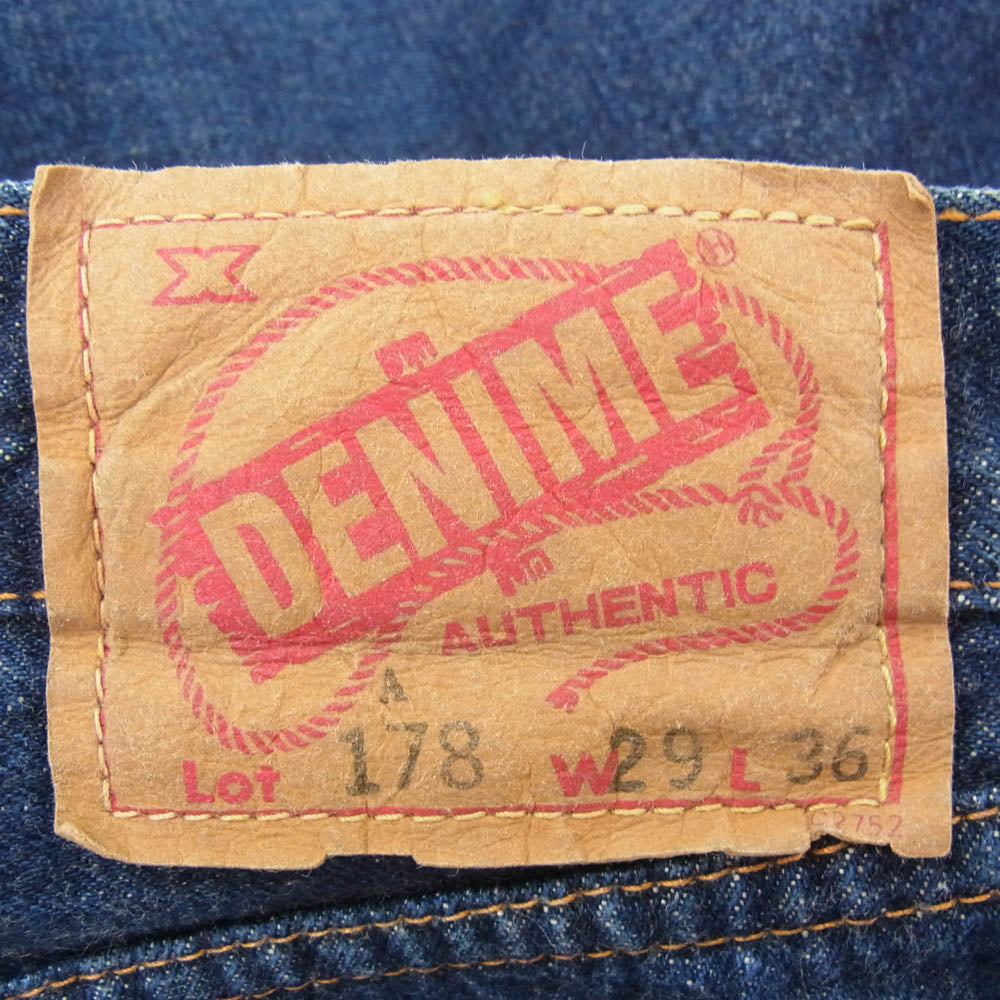 Denime ドゥニーム Lot178 デニム パンツ インディゴブルー系 29【中古】