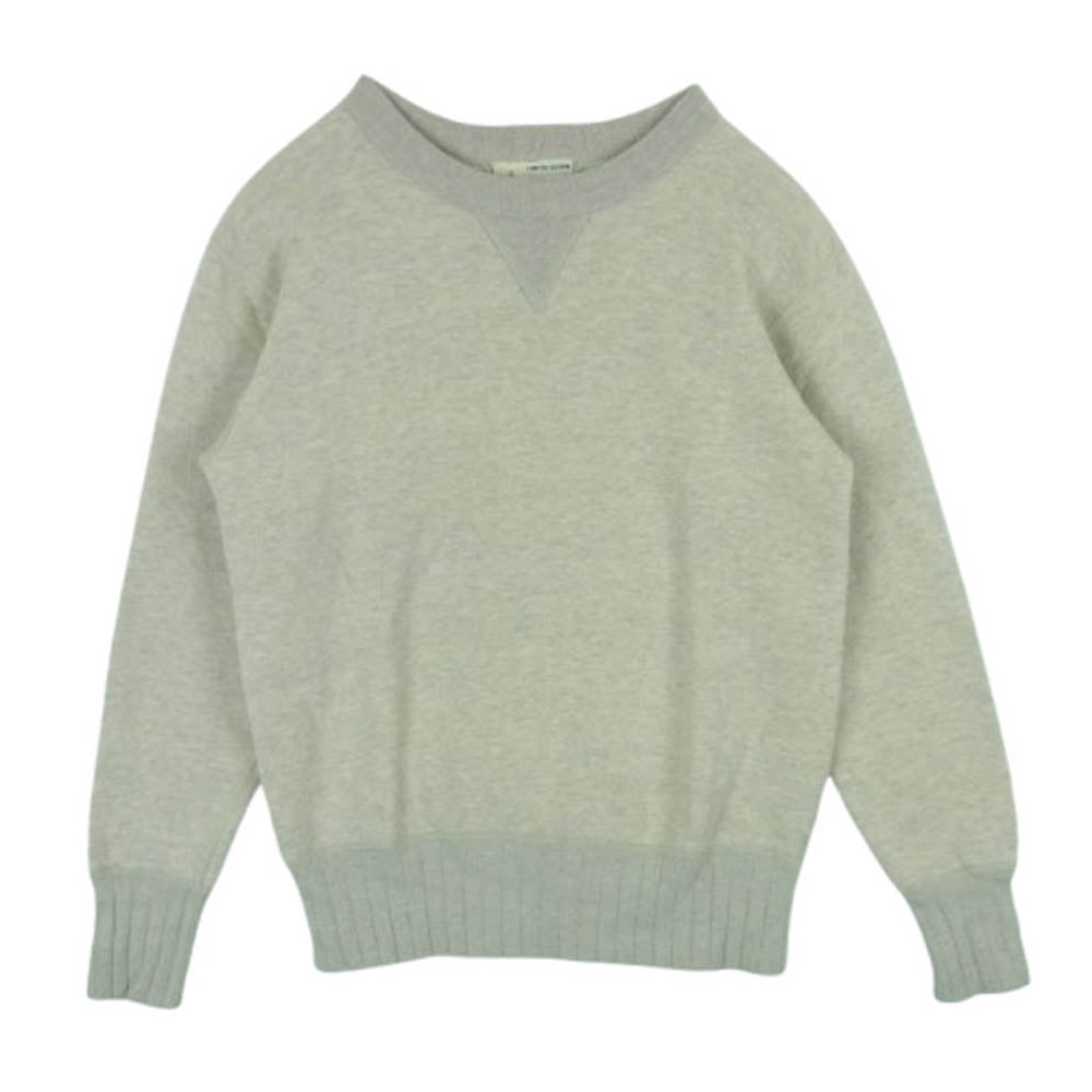 TWO MOON トゥームーン 16508 LIMITED EDITION リミテッドエディション 針抜きリブ 両Vガゼット スウェット トレーナー ベージュ系 38 / 40【中古】