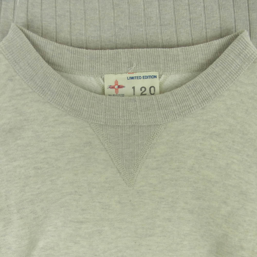 TWO MOON トゥームーン 16508 LIMITED EDITION リミテッドエディション 針抜きリブ 両Vガゼット スウェット トレーナー ベージュ系 38 / 40【中古】