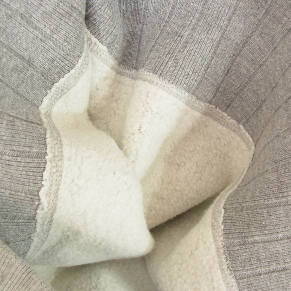 TWO MOON トゥームーン 裾リブ 両Vガゼット スウェット トレーナー グレー系 36 38【中古】