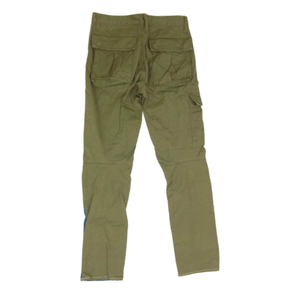 HYSTERIC GLAMOUR ヒステリックグラマー 02173AP16 デニム ドッキング 再構築 カーゴ パンツ カーキ系 28【中古】