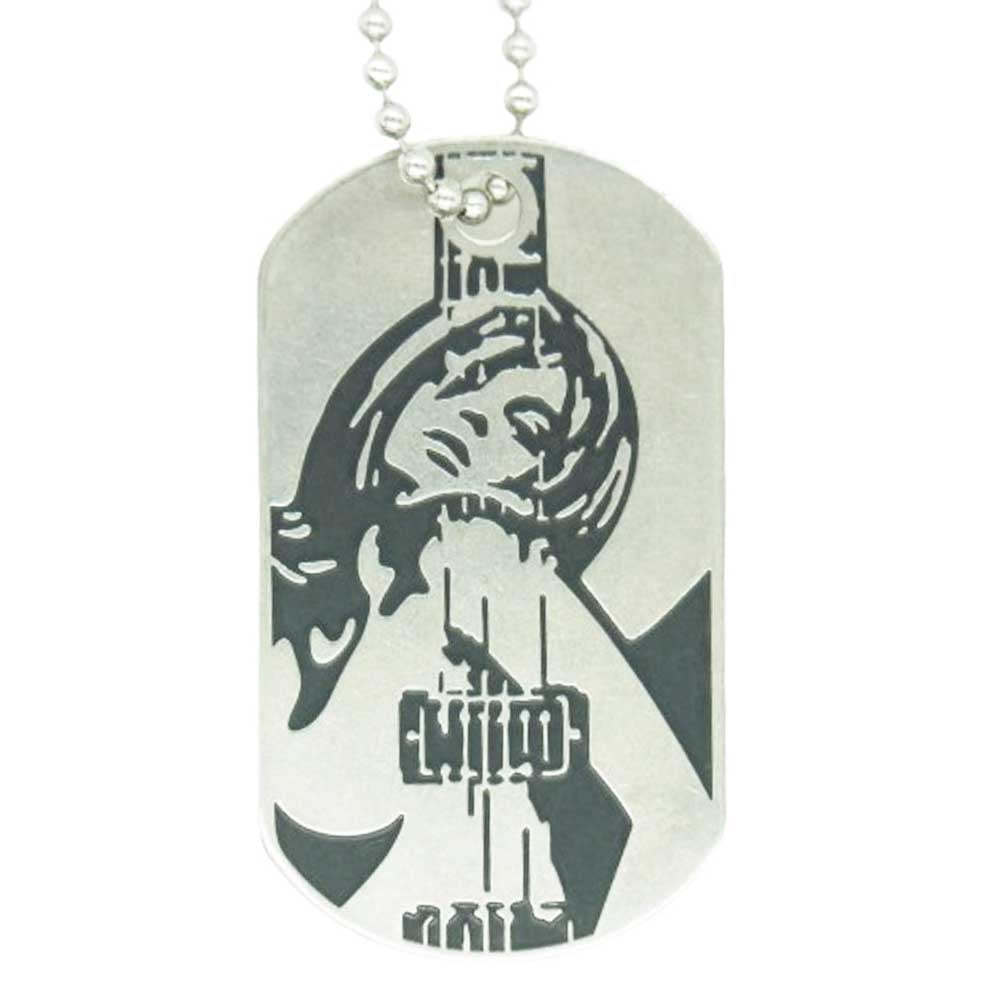 HYSTERIC GLAMOUR ヒステリックグラマー GITAR GIRL ギターガール ボールチェーン ドッグタグ ネックレス シルバー系【中古】