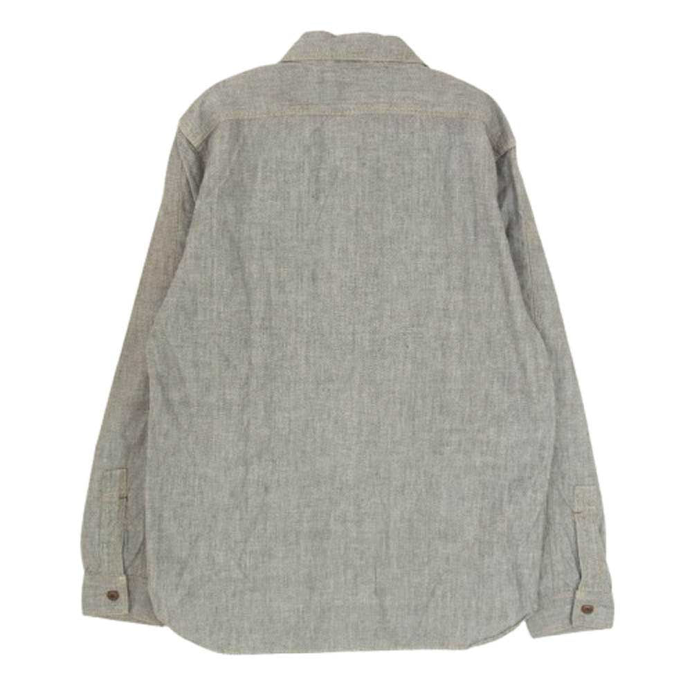 FREEWHEELERS フリーホイーラーズ NEAL CASSADY シャンブレー 長袖 ワーク シャツ グレー系 サイズ表記無【中古】