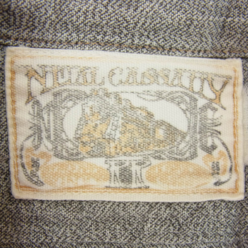 FREEWHEELERS フリーホイーラーズ NEAL CASSADY シャンブレー 長袖 ワーク シャツ グレー系 サイズ表記無【中古】