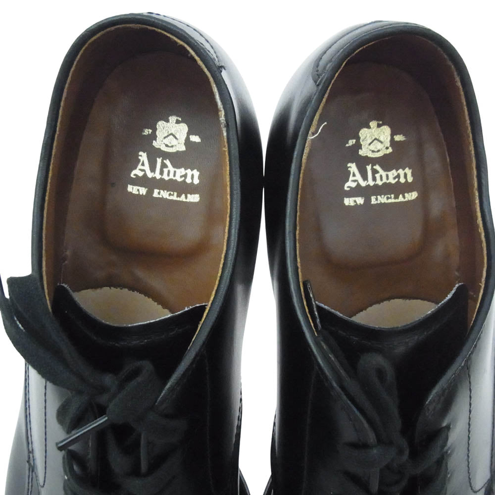 ALDEN オールデン 53711 MILITARY LAST PLAIN TOE ミリタリーラスト プレーントゥ レザー シューズ 7D【中古】