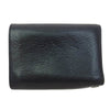 CHROME HEARTS クロムハーツ（原本有） 3FOLD 3フォールド クロスボールボタン コンパクト ウォレット レザー 三つ折り財布 ブラック系【中古】