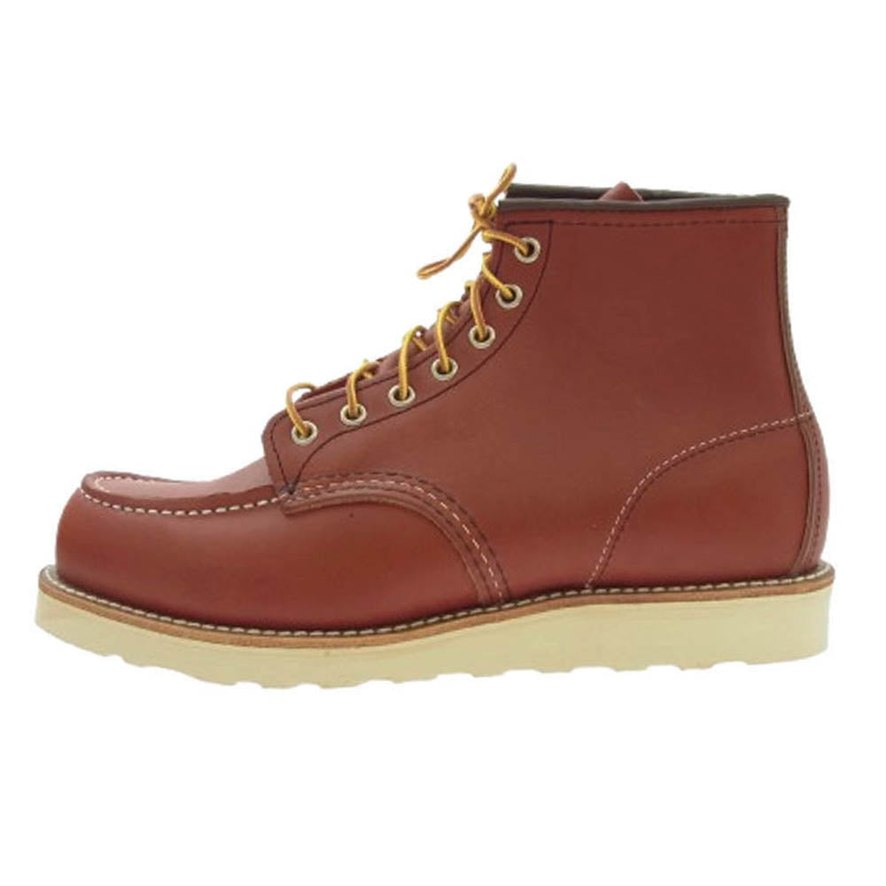 RED WING レッドウィング 8875 四角犬タグ 復刻 Irissh Setter アイリッシュセッター 6inch CLASSIC MOC TOE 6インチ クラシック モックトゥ ブーツ ブラウン系 9h【極上美品】【中古】