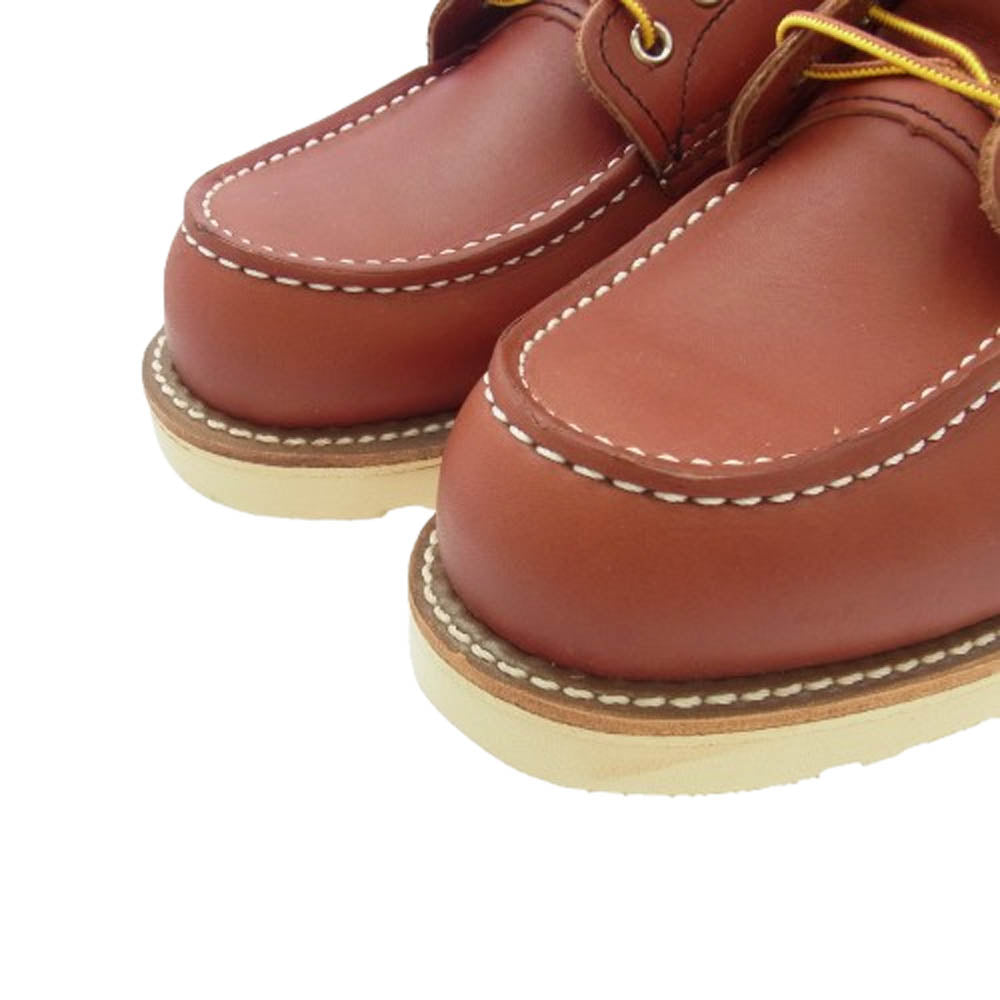RED WING レッドウィング 8875 四角犬タグ 復刻 Irissh Setter アイリッシュセッター 6inch CLASSIC MOC TOE 6インチ クラシック モックトゥ ブーツ ブラウン系 9h【極上美品】【中古】