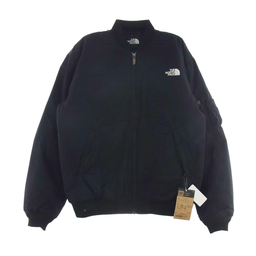 THE NORTH FACE ノースフェイス NY82452 Insulation Bomber Jacket インサレーション ボンバー フライト ジャケット ブラック系 XL【極上美品】【中古】