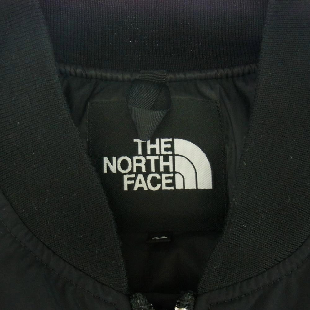 THE NORTH FACE ノースフェイス NY82452 Insulation Bomber Jacket インサレーション ボンバー フライト ジャケット ブラック系 XL【極上美品】【中古】