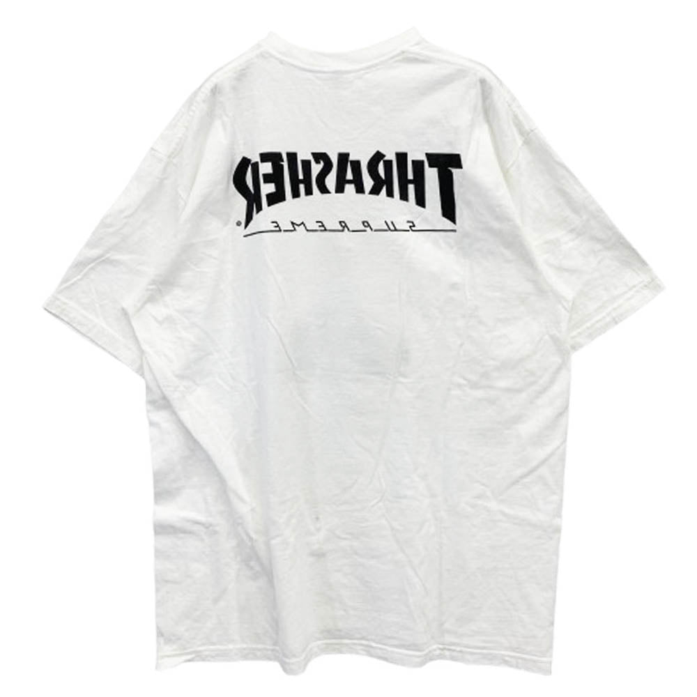 Supreme シュプリーム 24AW Thrasher スラッシャー Harold Tee ハロルド フォトプリント 半袖 Tシャツ ホワイト系 XL【中古】