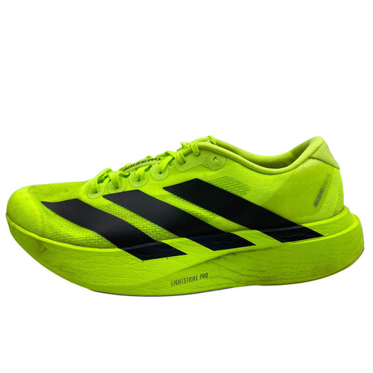 adidas アディダス JR3416 EVO SL ADIZERO アディゼロ エヴォ スニーカー ランニングシューズ ライトグリーン系 27.5cm【中古】