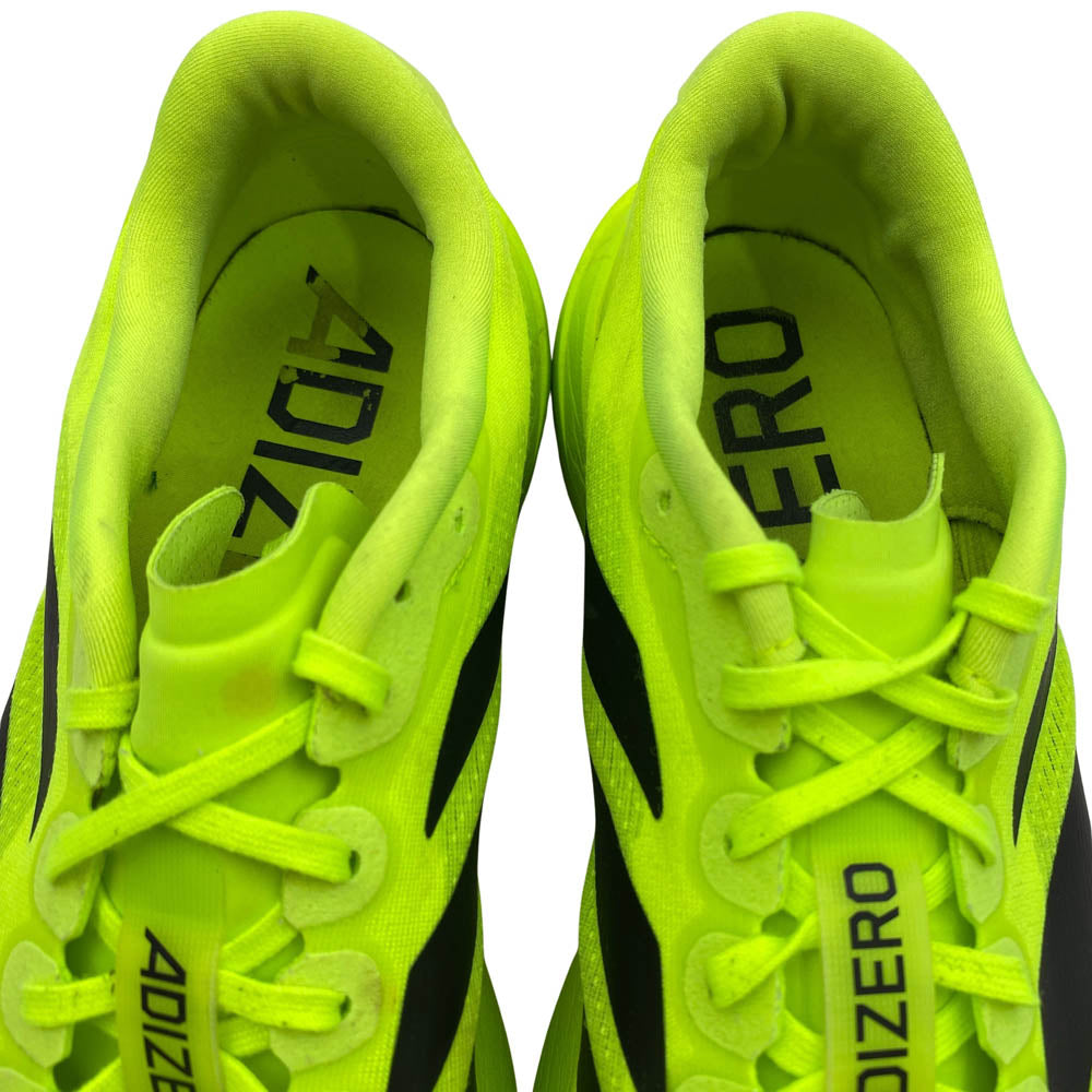 adidas アディダス JR3416 EVO SL ADIZERO アディゼロ エヴォ スニーカー ランニングシューズ ライトグリーン系 27.5cm【中古】