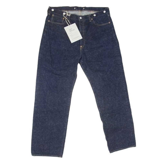 New Manual ニューマニュアル #002 1942 LV JEANS ONE-WASHED シンチバック ワンウォッシュ デニムパンツ ジーンズ インディゴブルー系 36【中古】