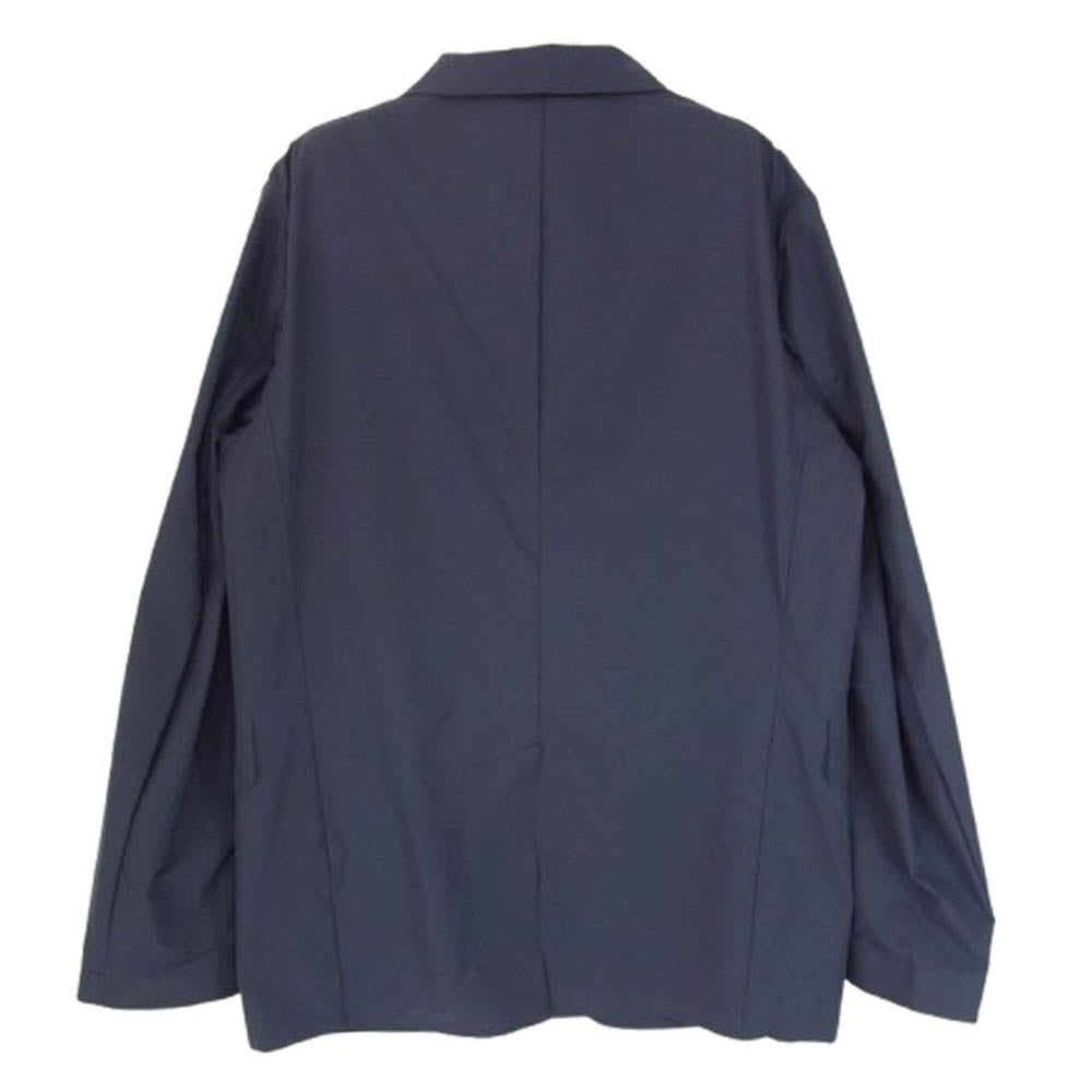 DESCENTE デサント DLMUJH30N PAUSE PACKABLE JACKET パッカブル 撥水 ストレッチ テーラードジャケット ネイビー系 M【中古】