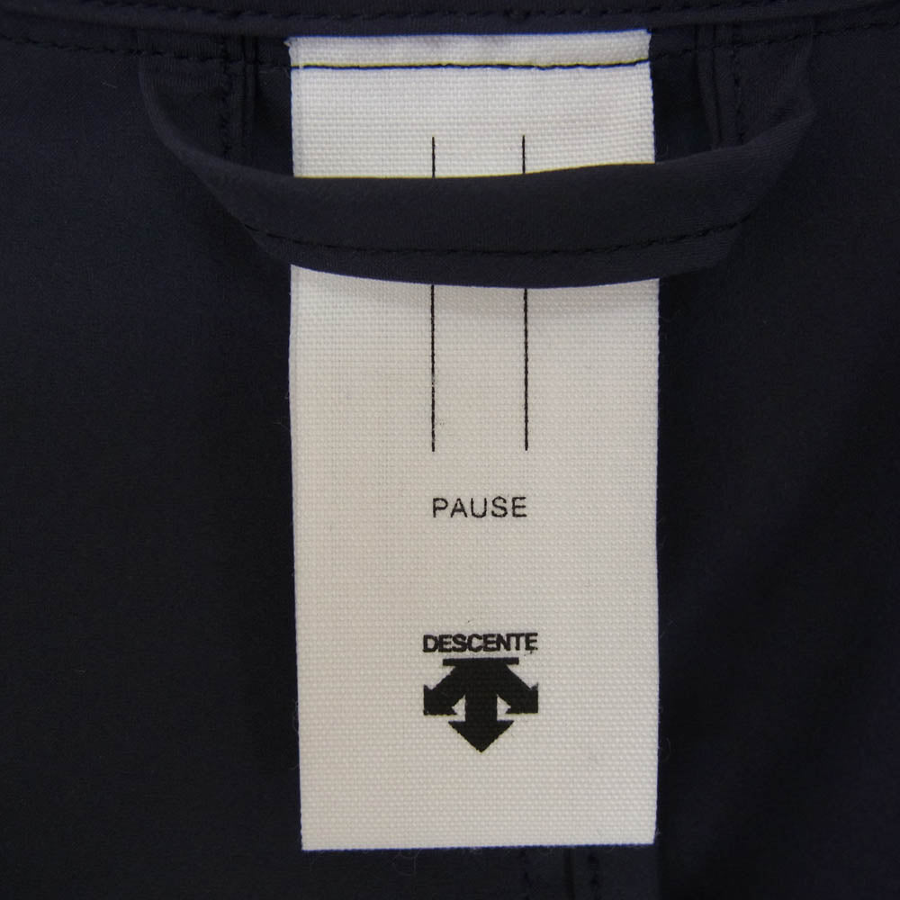 DESCENTE デサント DLMUJH30N PAUSE PACKABLE JACKET パッカブル 撥水 ストレッチ テーラードジャケット ネイビー系 M【中古】
