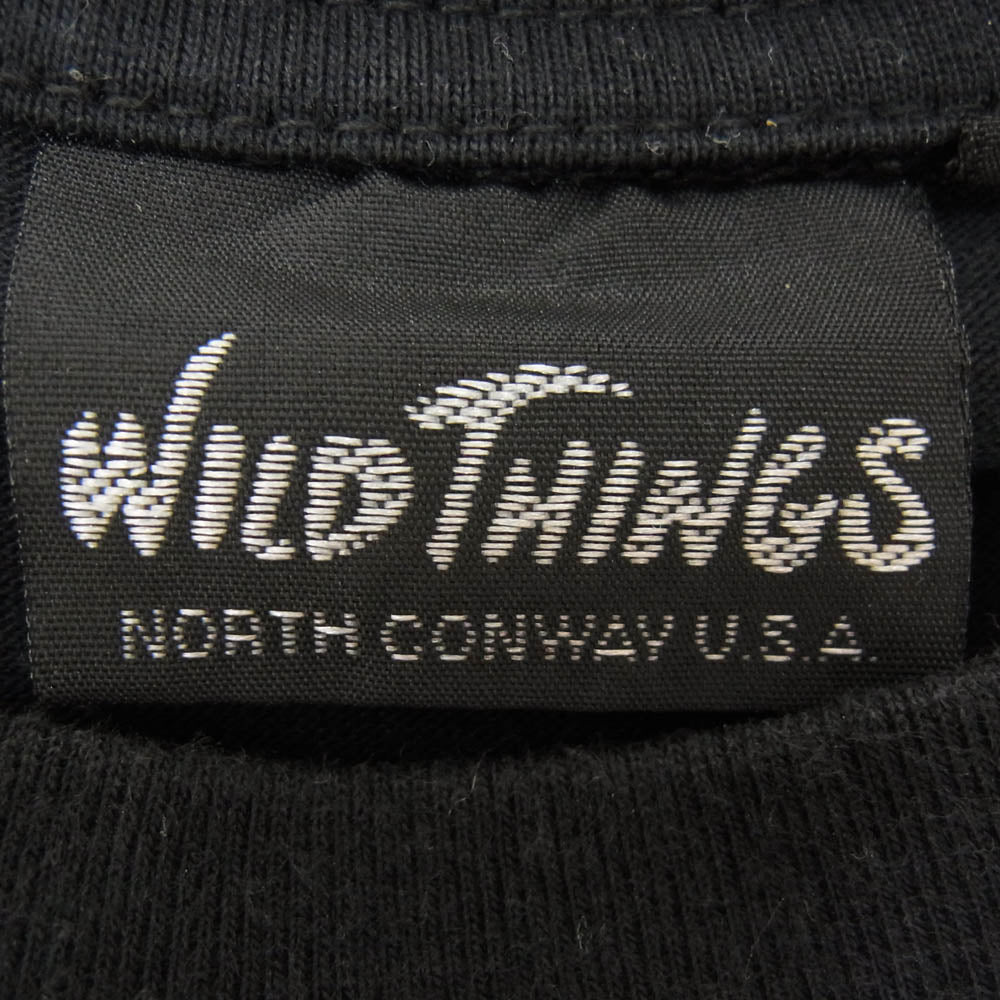 WILDTHINGS ワイルドシングス FELIX THE CAT Denali S/S Tee フィリックス ザ キャット 半袖 Tシャツ ブラック系 M【中古】