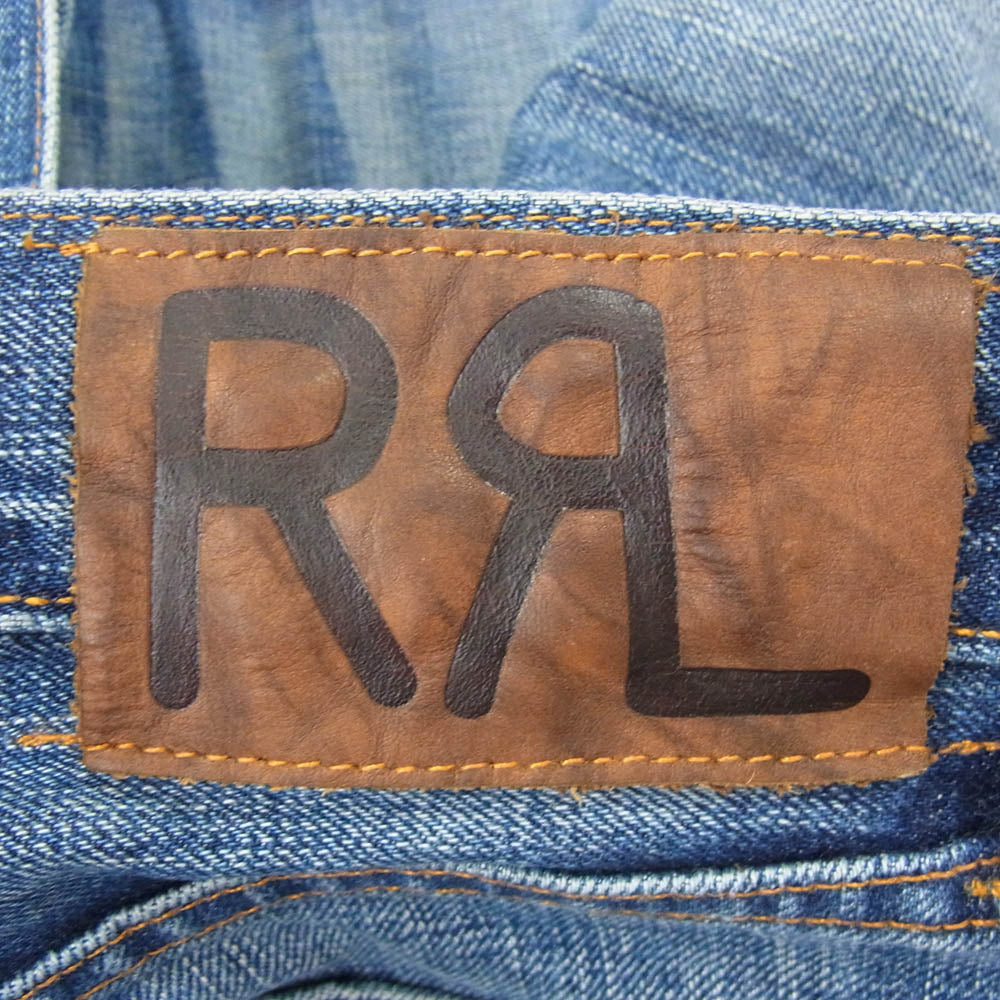 RRL ダブルアールエル 782504836010 ボタンフライ ストレート デニムパンツ ジーンズ インディゴブルー系 31【中古】