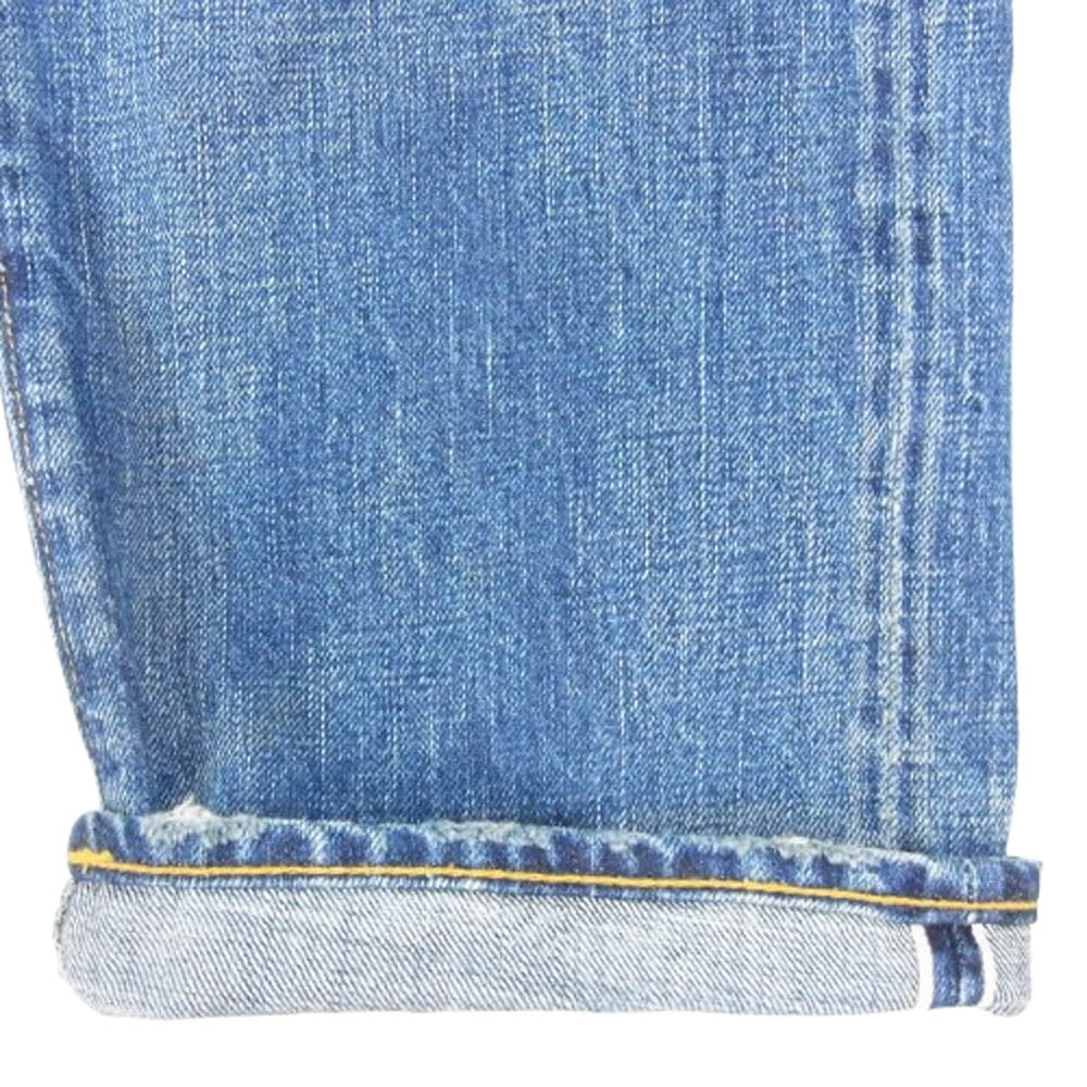 RRL ダブルアールエル 782504836010 ボタンフライ ストレート デニムパンツ ジーンズ インディゴブルー系 31【中古】