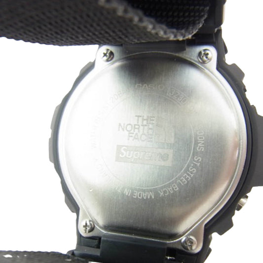 Supreme シュプリーム 22AW DW-6900NS × THE NORTH FACE ノースフェイス × G-SHOCK ジーショック Watch TIMES SQUARE デジタルウォッチ 腕時計 ブラック系【美品】【中古】