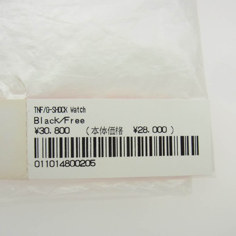 Supreme シュプリーム 22AW DW-6900NS × THE NORTH FACE ノースフェイス × G-SHOCK ジーショック Watch TIMES SQUARE デジタルウォッチ 腕時計 ブラック系【美品】【中古】