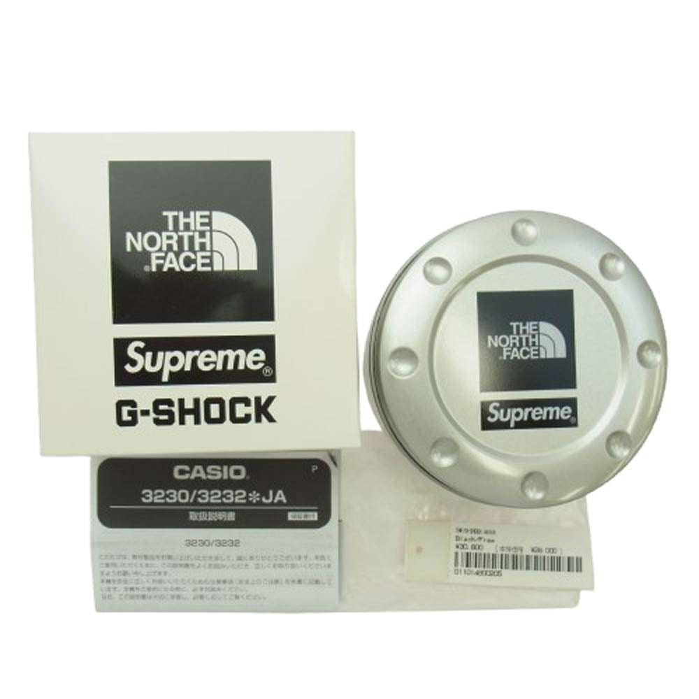 Supreme シュプリーム 22AW DW-6900NS × THE NORTH FACE ノースフェイス × G-SHOCK ジーショック Watch TIMES SQUARE デジタルウォッチ 腕時計 ブラック系【美品】【中古】