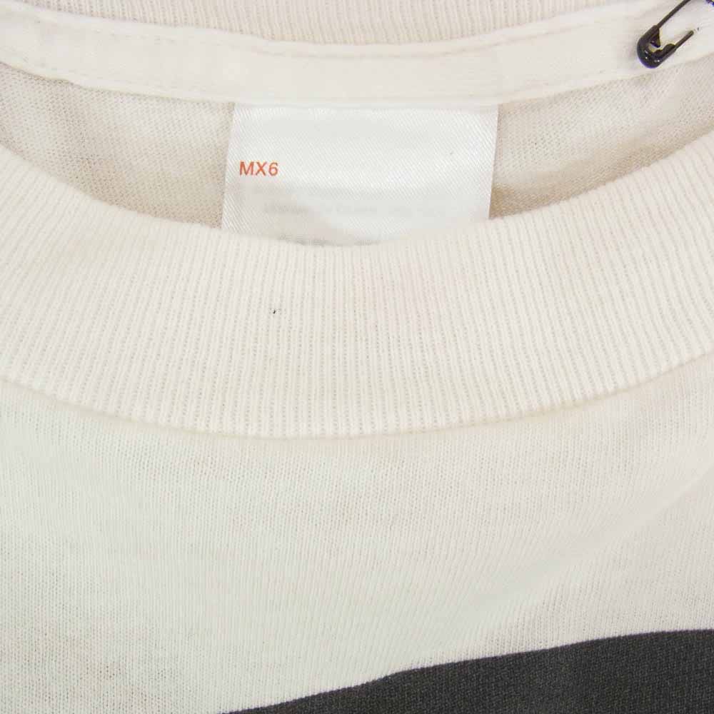 SAINT MICHAEL セントマイケル 25SS SM-HR8-0000-C18 Robert Mapplethorpe S S TEE PICTURES ロバートメイプルソープ プリント 半袖 シャツ オフホワイト系 L【極上美品】【中古】